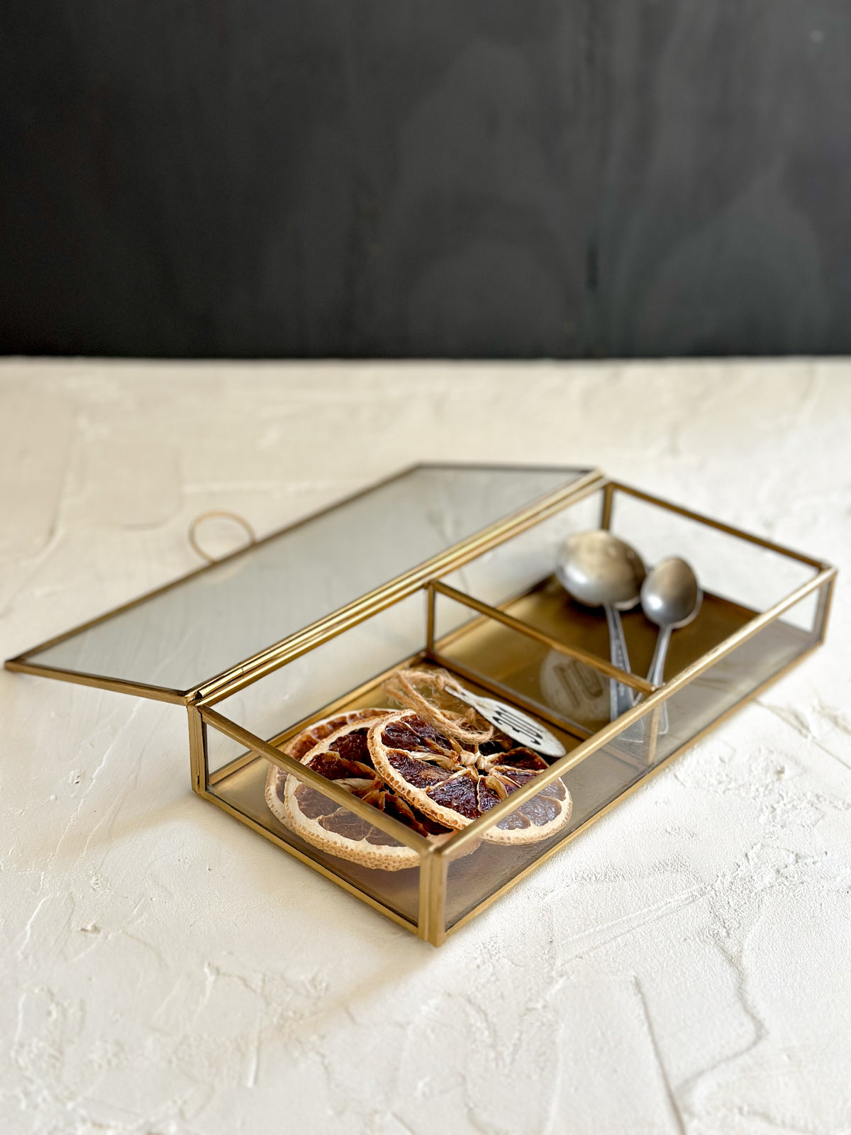 Antiqued Brass Heirloom Box