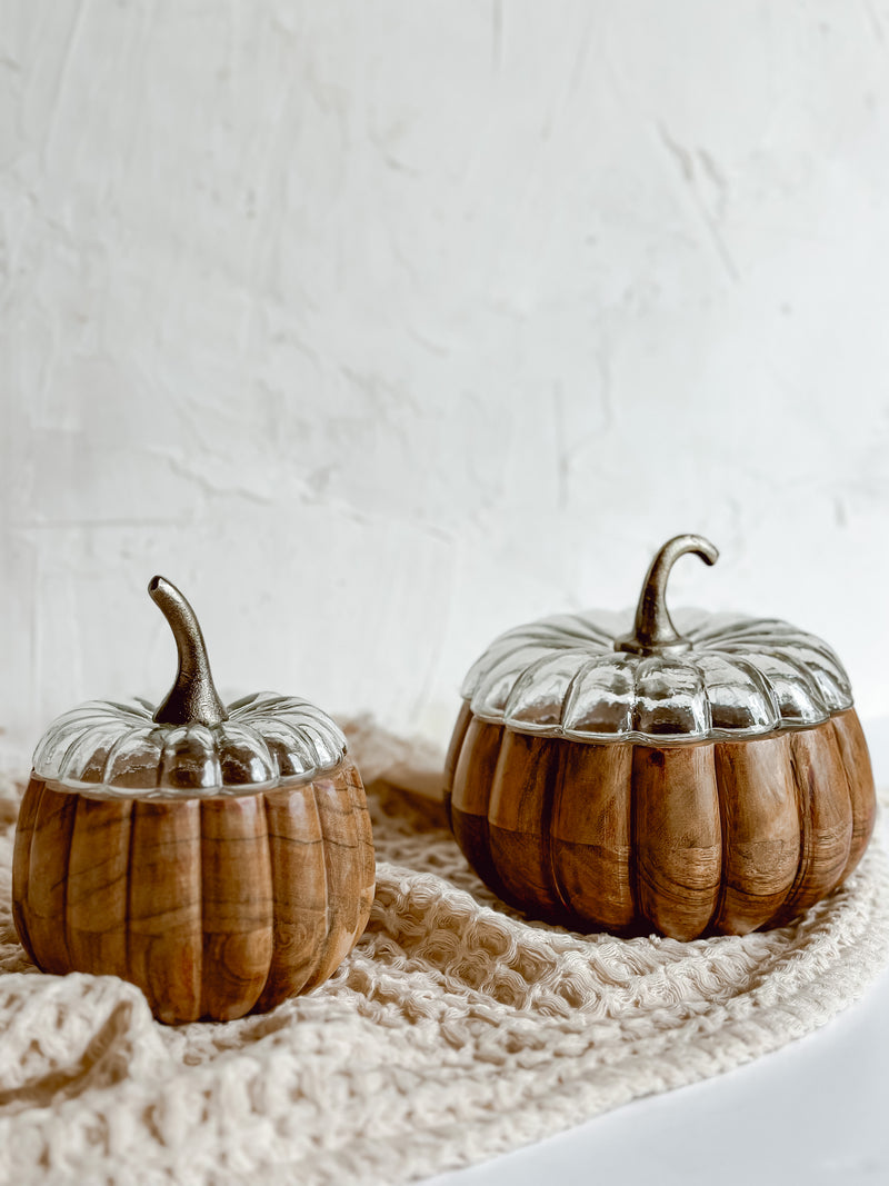 Fairfield Wood Pumpkin Containers