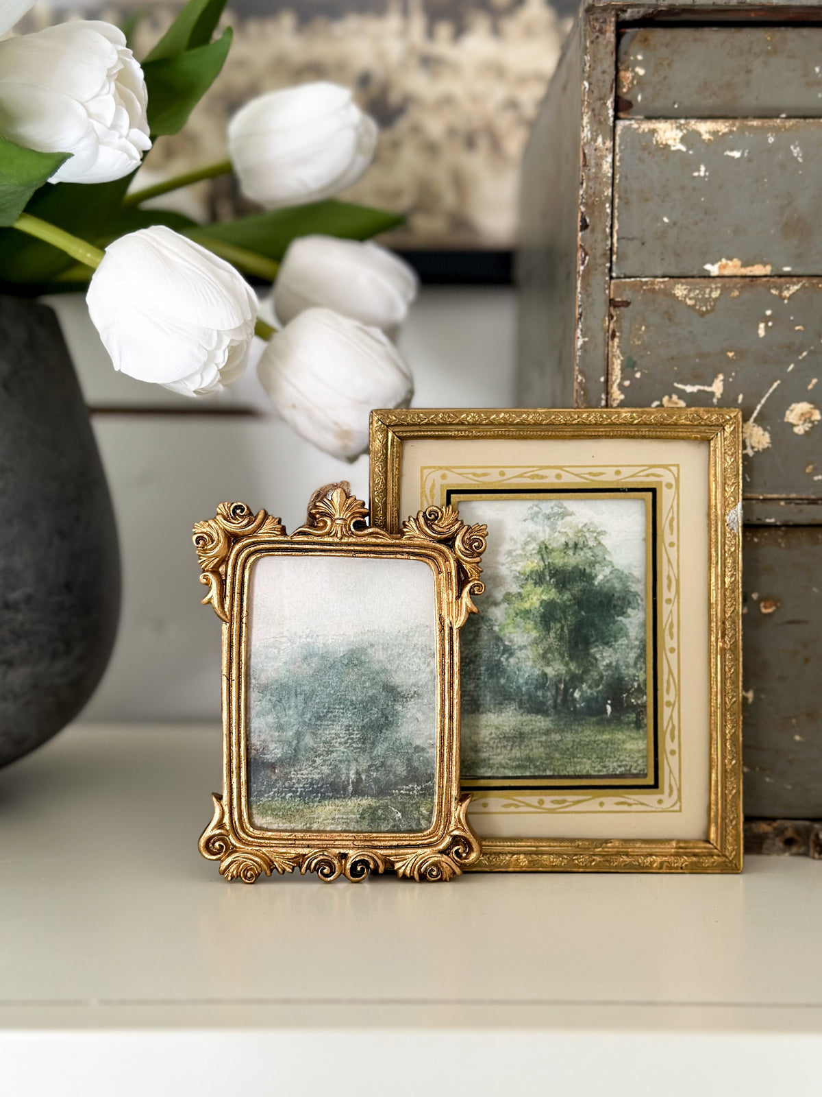Antique Style Gold Photo Frame